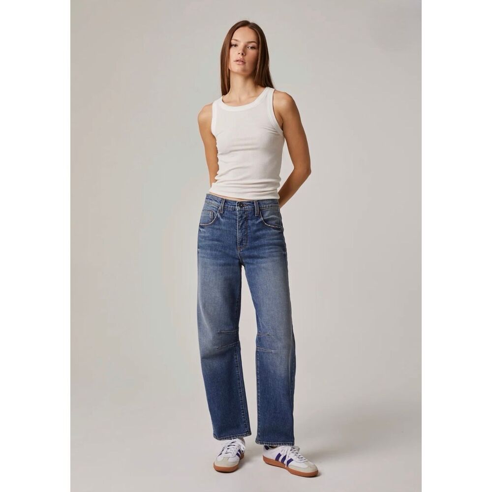 Edyson Jack High Rise Slouchy Barrel Jeans 24